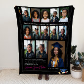 Kleuterschool naar Senior Year Keepsake School Fot Fleece Deken