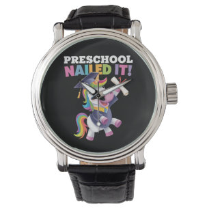 Kleuterschool Nailed It Eenhoorn Afstudeerhoed Horloge