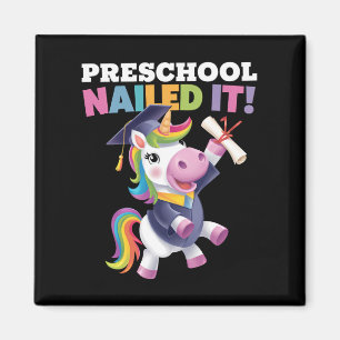 Kleuterschool Nailed It Eenhoorn Afstudeerhoed Magneet
