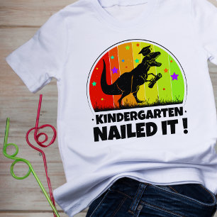 Kleuterschool "Nailed It!" T-Rex Dino Kind Shirt