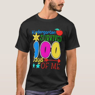 Kleuterschool overleefde 100 dagen van mij, grappi t-shirt