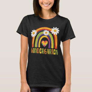 Kleuterschool Rainbow Terug naar de leerkrachten T-shirt