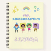 Kleuterschool! Schattig kinder genderneutraal Notitieboek (Voorkant)