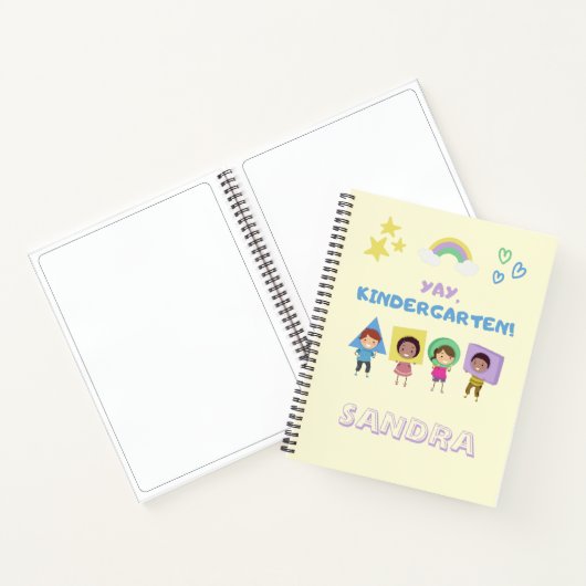 Kleuterschool! Schattig kinder genderneutraal Notitieboek (Binnen)