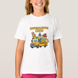 kleuterschool | Schattige terug naar school bus T-shirt