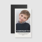 Kleuterschool schooljaar Keepsake foto magneet (Voorkant / Achterkant)