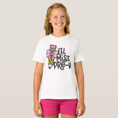 Kleuterschool Shirt voor meisjes (Voorkant volledig)