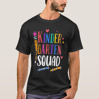 Kleuterschool Squad Terug naar school Kleuterscho T-shirt