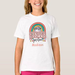 Kleuterschool Terug naar school Regenboog Persoonl T-shirt