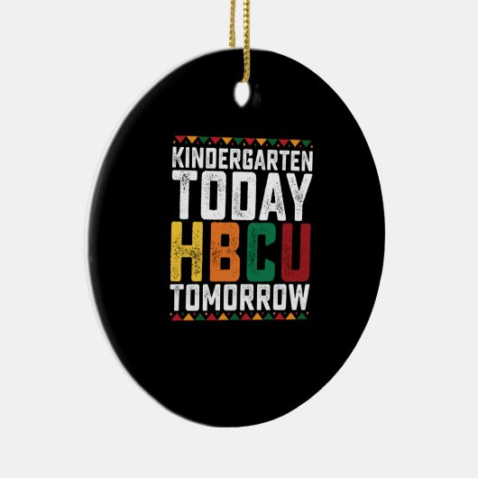 Kleuterschool Vandaag HBCU Morgen Keramisch Ornament (Rechts)