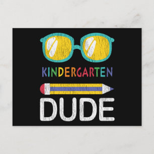 Kleuterschoolvent eerste schooldag Kinderen Cadeau Briefkaart