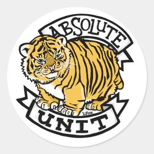 kleverig apparaat ronde sticker (Voorkant)