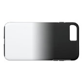 Kley COOL-gradiënt zwart-wit Case-Mate iPhone Case (Achterkant (Horizontaal))