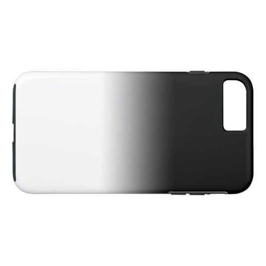 Kley COOL-gradiënt zwart-wit Case-Mate iPhone Case (Achterkant (Horizontaal))