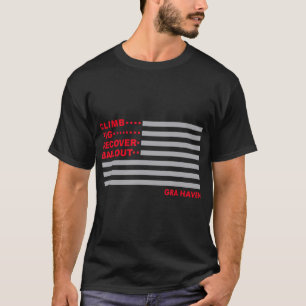 Klib Rig Recover Bailout American Flag T-shirt
