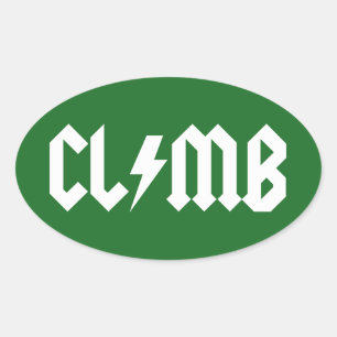 Klib Rock'n Roll Ovale Sticker