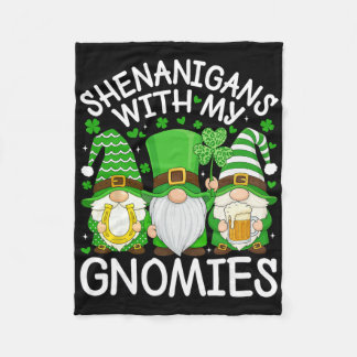 Klieren met mijn Gnomies St. Patrick's Dag Kaboute Fleece Deken