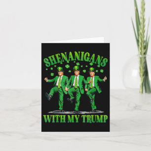 Klieren Met Mijn Trump Dans St Patrick's Day F Kaart