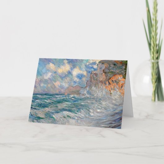 Kliffen bij Etretat | Lilla Cabot Perry Kaart (Voorkant)