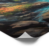 Kliffen in Majestic Canyon Poster (Hoek)