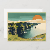 Kliffen van Moher, Ierland Briefkaart (Voorkant / Achterkant)