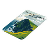 Kliffen van Moher Ireland Iconische Ierse kust Magneet (Linkerzijde)