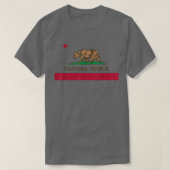 KLIFORNIË STATE FLAG GRIZZLY BEER CALI VERWIJDERD T-SHIRT (Design voorkant)