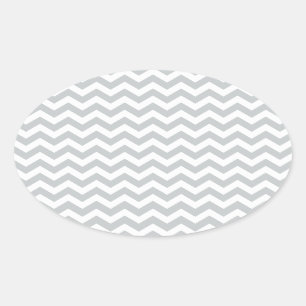 Klik aanpassen het Grijs in Uw Pluk van de Kleur v Ovale Sticker