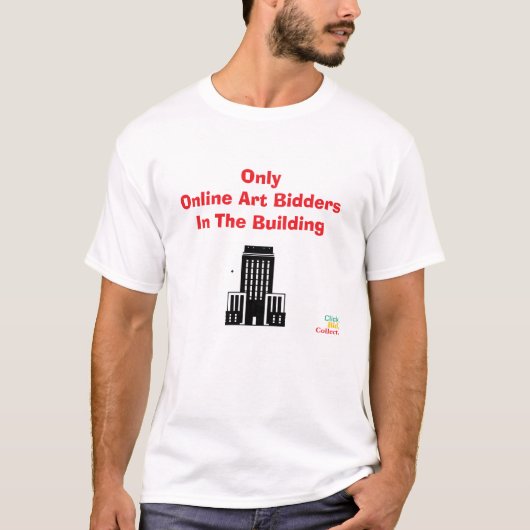 Klik, Bied, Verzamel. Boek  T-shirt (Voorkant)
