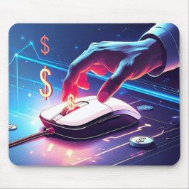 "Klik. Delen. Verdien. – Maak van links geld!" Muismat