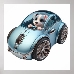 Klik en vroom: Puppy Driver 3. uitgave Poster