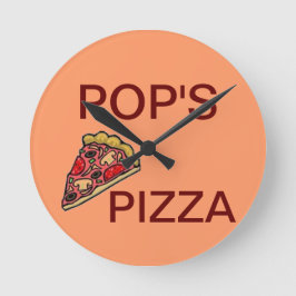 KLIK JE LOGO EN TEKST HIER TOE RONDE KLOK