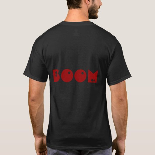 Klik, klik, Boom. T-shirt (Achterkant)