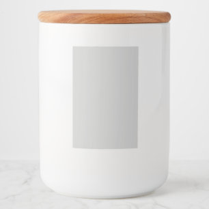 Klik op Aanpassen om het te wijzigen in uw eigen Voedselcontainer Etiket