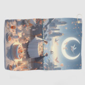 Klik op Aanpassen om naar uw eigen te veranderen Golfhanddoek (Horizontaal)