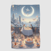 Klik op Aanpassen om naar uw eigen te veranderen Golfhanddoek (Voorkant)