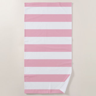 Klik op Aanpassen om Roze Decor naar Uw Kleur te V Strandlaken