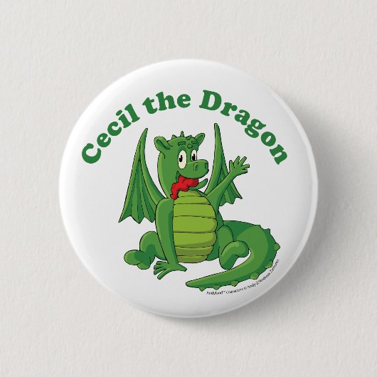 Klik op de Dragon-Button Ronde Button 5,7 Cm (Voorkant)