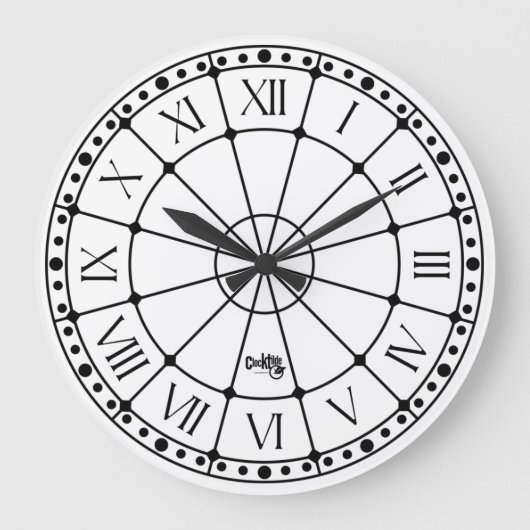 KLIK TILDE LINEA CLASSIC antiek A Grote Klok (Voorkant)