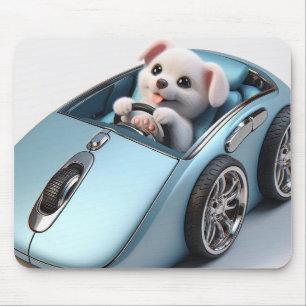Klik & vroom: Puppy Driver Edition Muismat