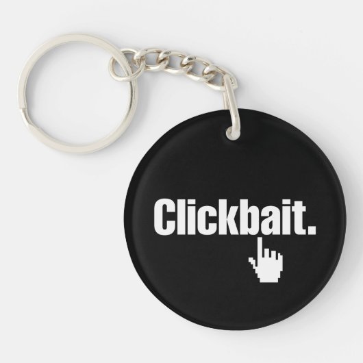 Klikbait. Sleutelhanger (Voorkant)