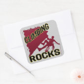 Klikstenen Vierkante Sticker (Envelop)