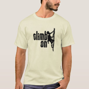 klim aan t-shirt