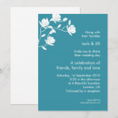 Klim hoog (wit op turquoise) 5x7 kaart (Voorkant / Achterkant)