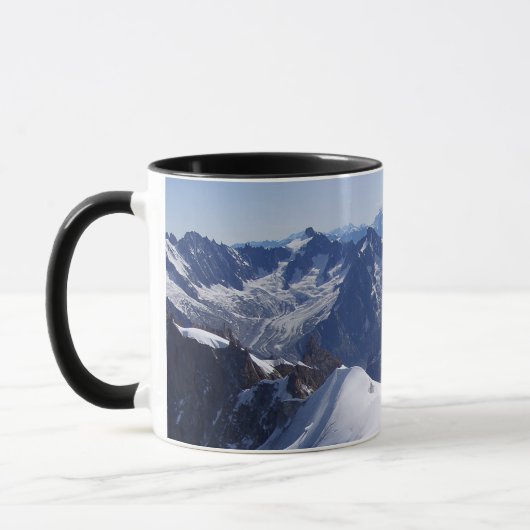 Klim in massieve Mont Blanc, Chamonix, Frankrijk Mok (Links)