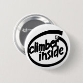 Klim in ronde button 5,7 cm (Voorkant /achterkant)