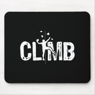 Klim klimmende wandklimmer van Bouldering Muismat