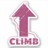 Klim klimtouw sticker (Voorkant)