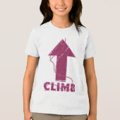 Klim klimtouw Tri-Blend shirt (Voorkant)