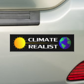 Klimaatrealist Bumpersticker (Op auto)
